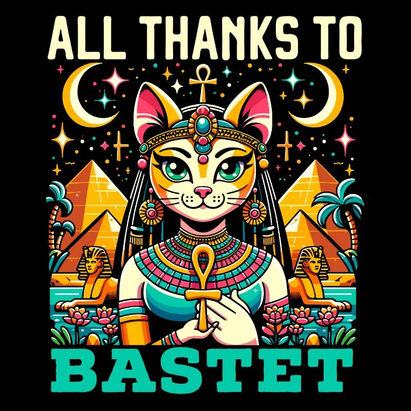 Bastet Déesse égyptienne Égypte Pyramide Égypte