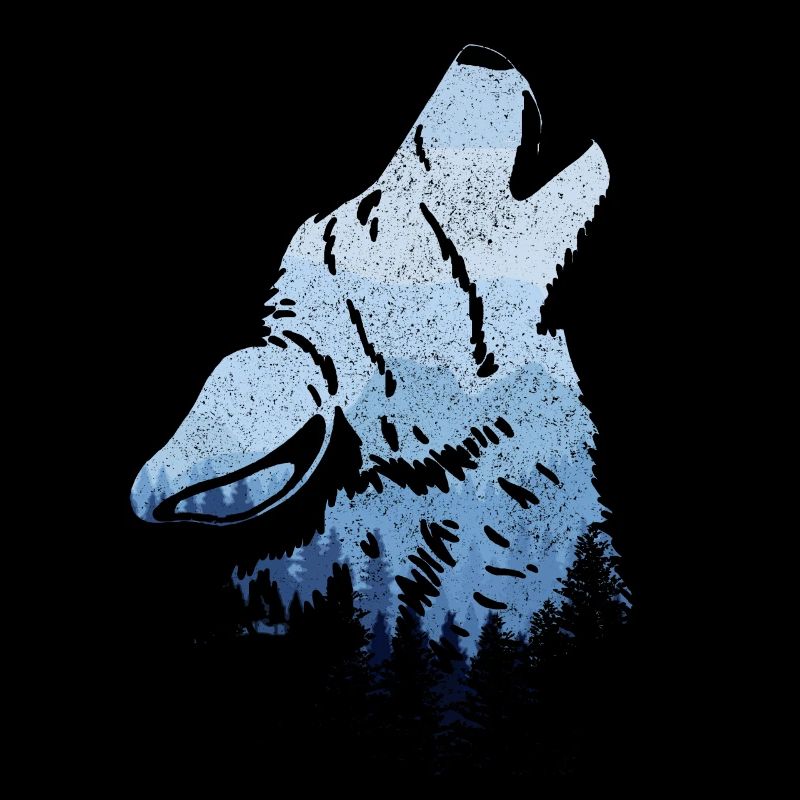Cadeau de loup hurlant