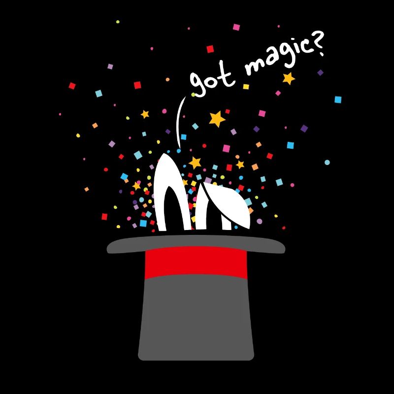 Got Magic Magic Magic Hat Bunny Illusionniste Magicien de scène