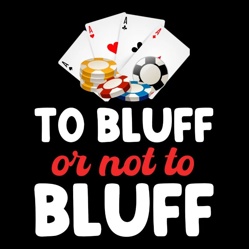 Bluffen Oder Nicht Bluffen Lustiger Pokerspieler