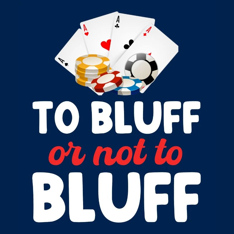 Bluffen Oder Nicht Bluffen Lustiger Pokerspieler