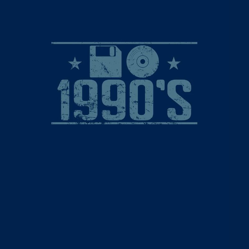 Floppy disk and CD 1990's retro memory module