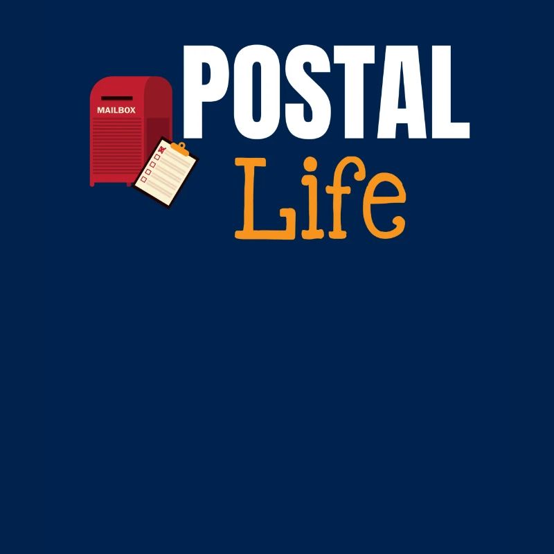 Postal Life Funny Worker Postman Postman