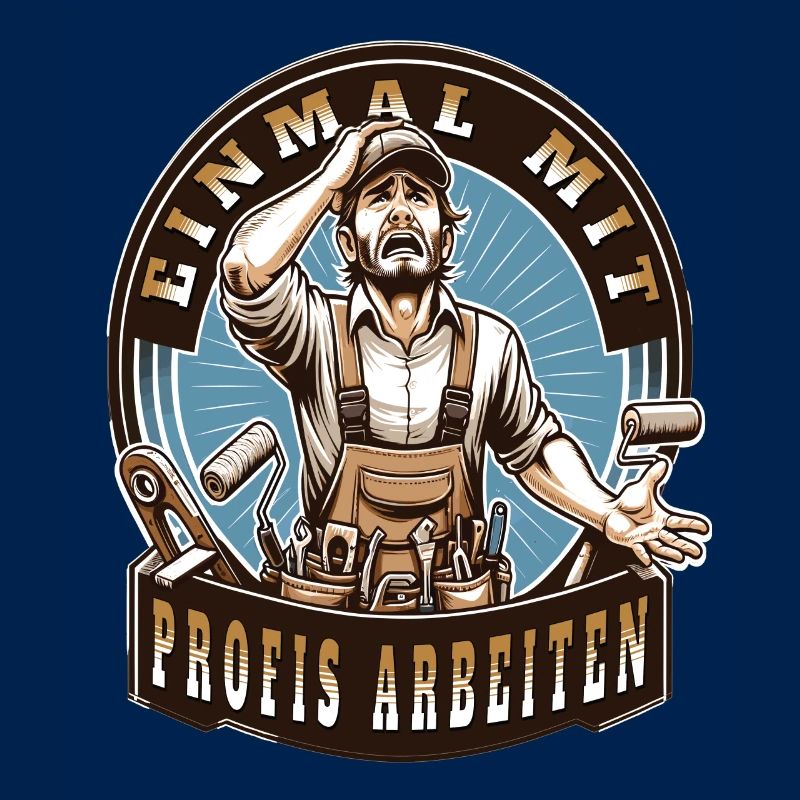 Working with professionals, funny master painter