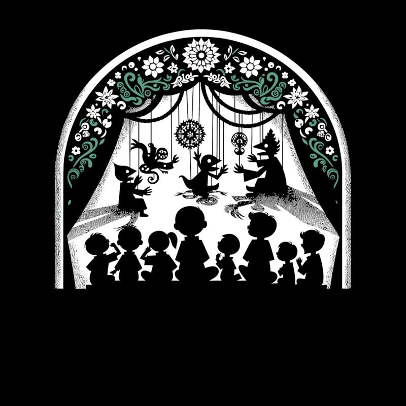 Puppet Mastery Shadow Play Bauchredner-geschenk