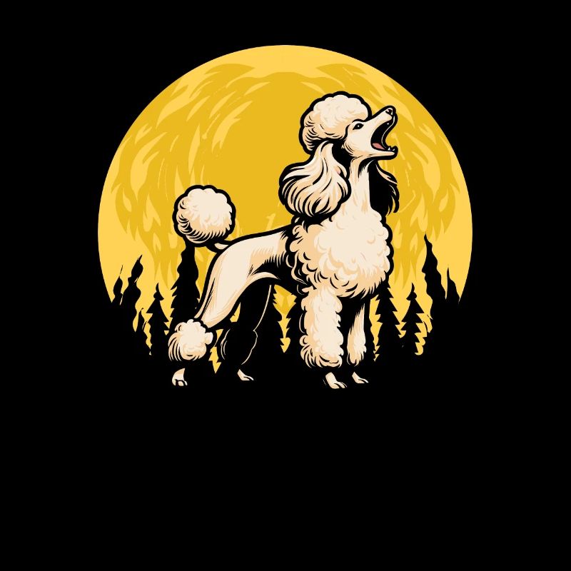 Pudel Moon Howling