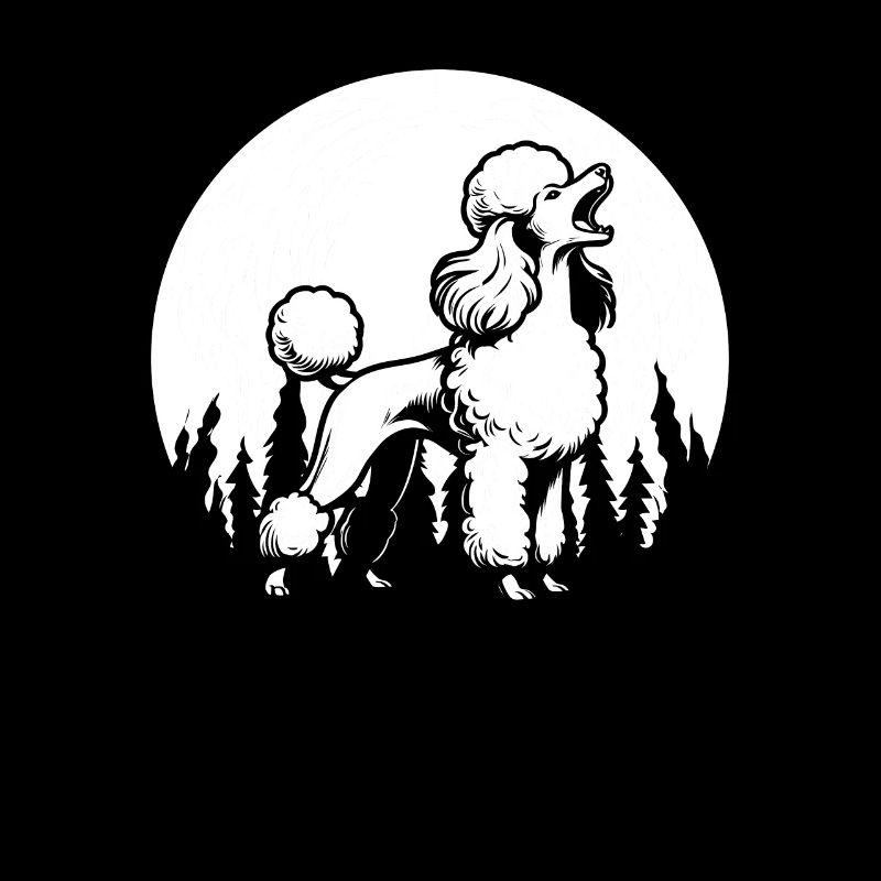 Pudel Moon Howling