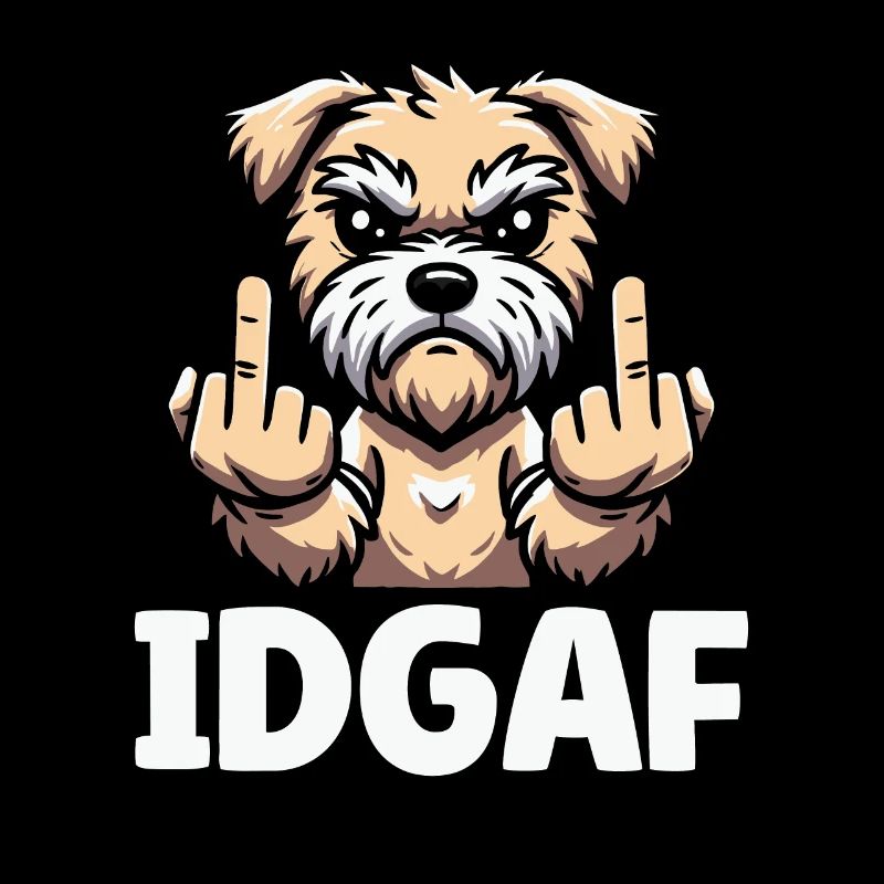 Wheaten Terrier Idgaf