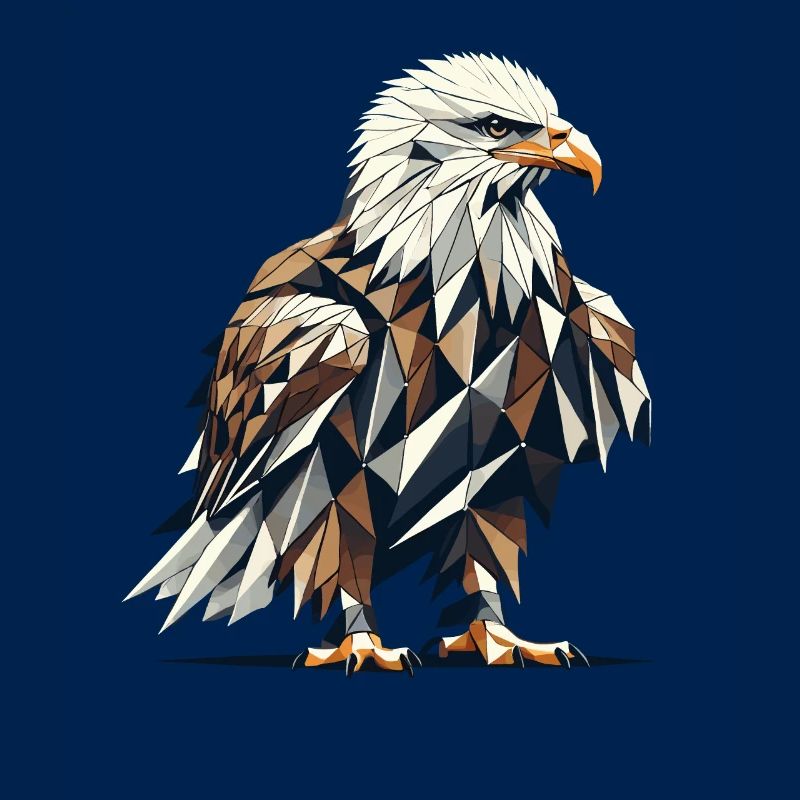 Geometric Art Bald Eagle Bald Eagles