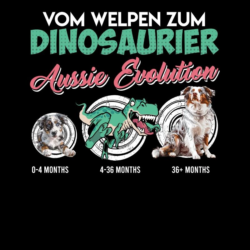 Aussie FROM PUPPY TO DINOSAUR Aussie evolution