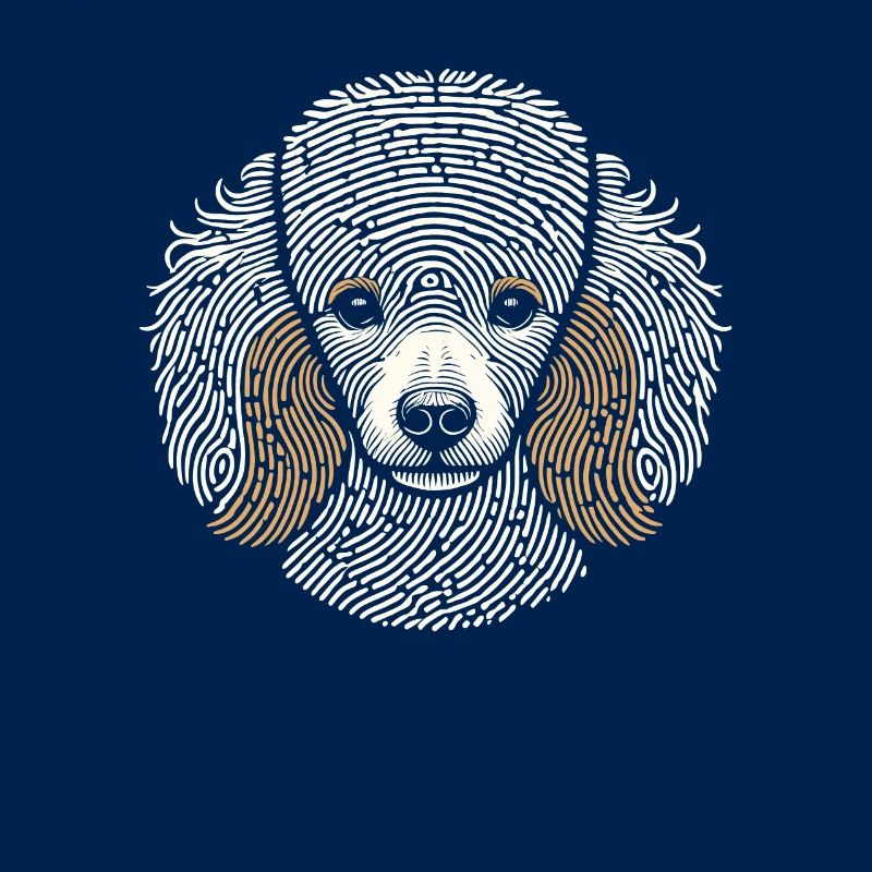 Empreinte digitale de caniche