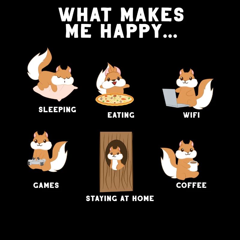 Eichhörnchen - Introvert - Eichkätzchen - Geschenk