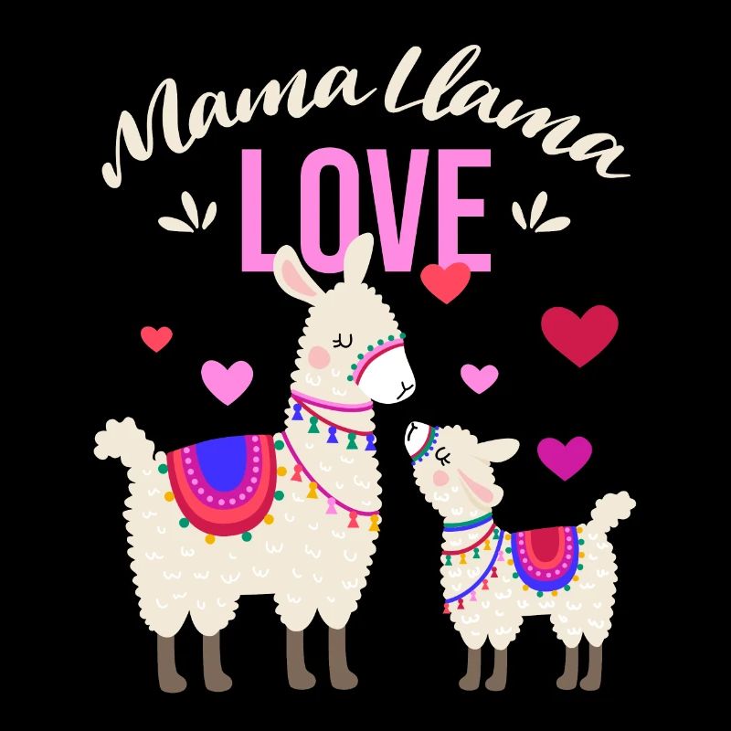 Mama Llama - Muttertag & Schwangerschaft Geschenk