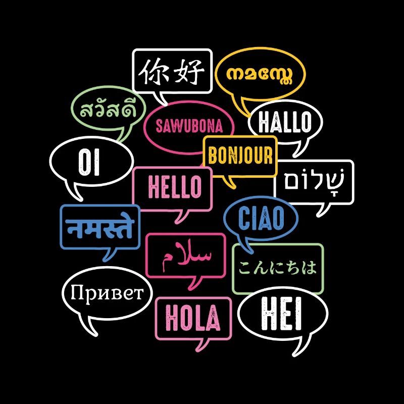 Multilingual Polyglot Globetrotter Language