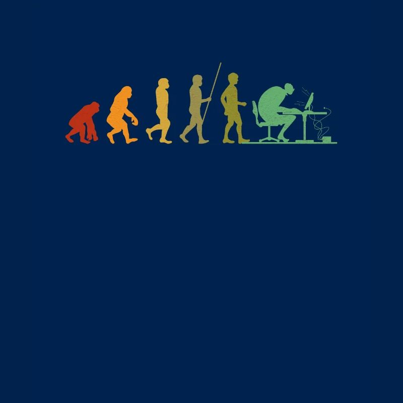 Computer evolution geek programmer