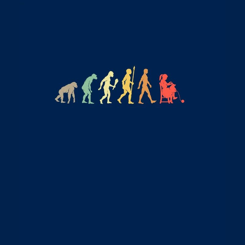 Vintage Stricken Evolution Häkeln Geschenkidee