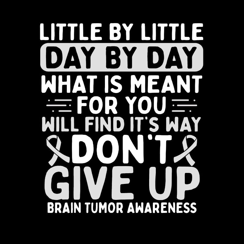 Brain Tumor Awareness Fighter Warrior Grey Ribbon