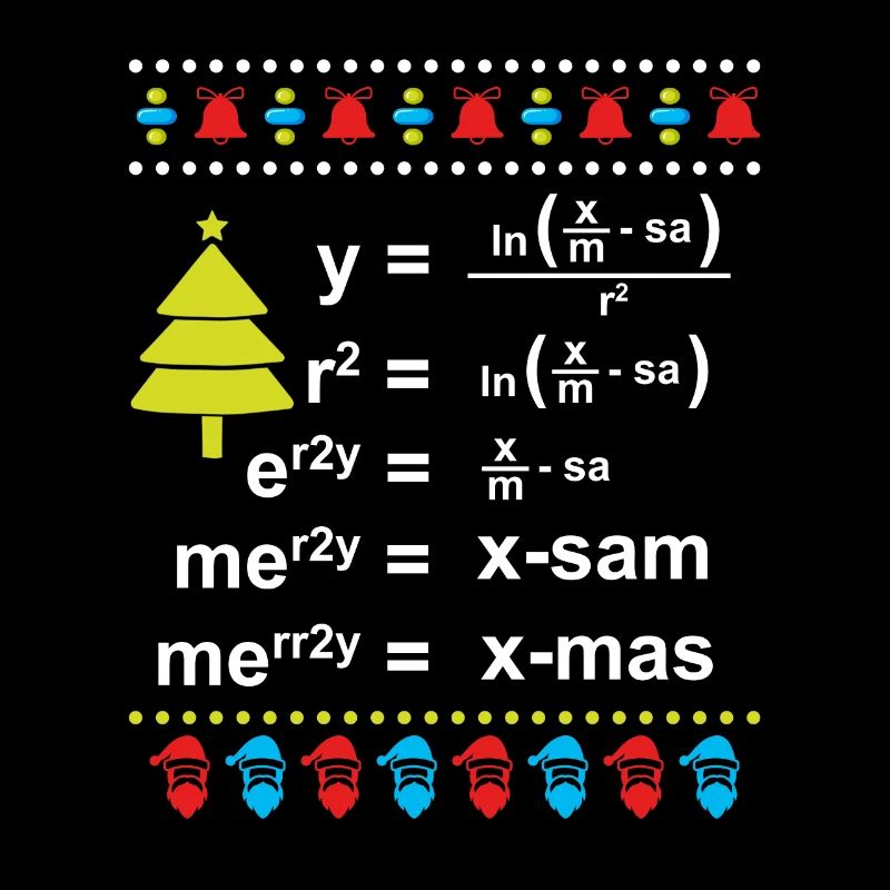 Christmas Math Math Student Funny