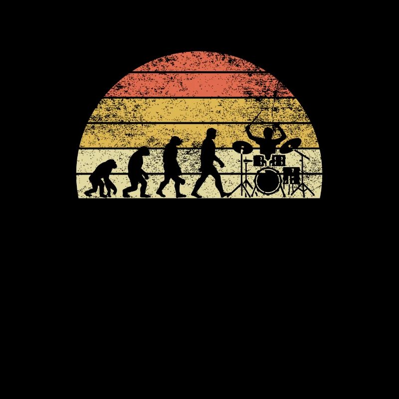 Drummer Evolution Sunset Schlagzeuger