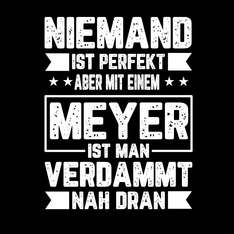 Meyer Niemand ist Perfekt Geschenkidee
