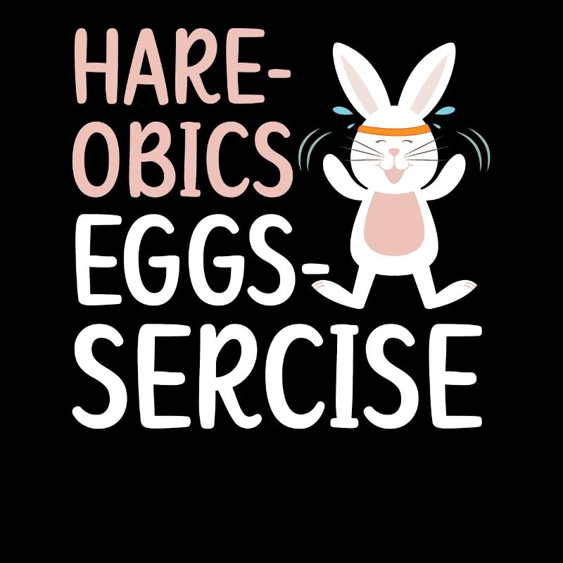 Lièvre-obics Oeufs-sercise Instructeur d’aérobic Lapin