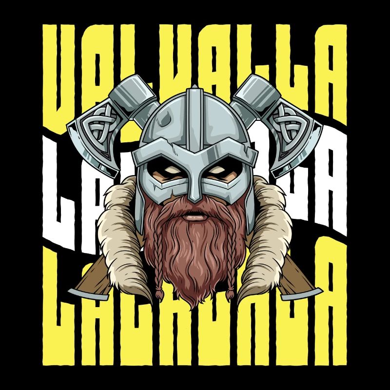 Retro Walhalla Wikinger-Krieger