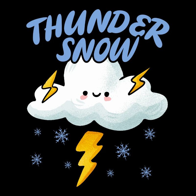 Thunder Snow Lover Eiskalte verschneite Wintersaison