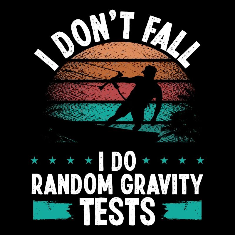 Kitesurfer I don't fall I do random gravity testsKi