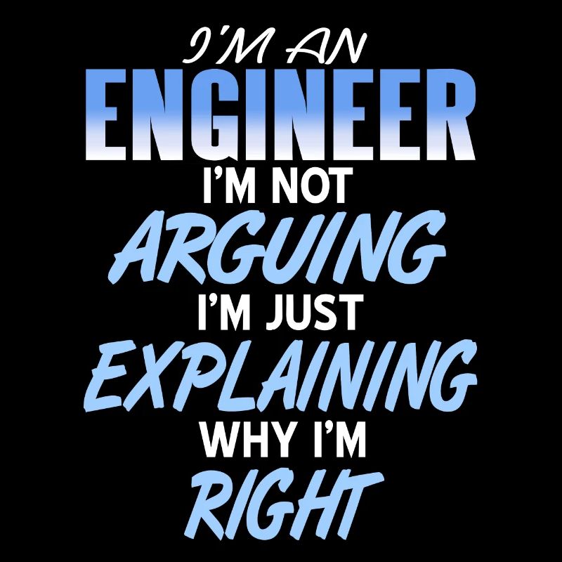 I'm An Engineer I'm Not Arguing Just Explaining