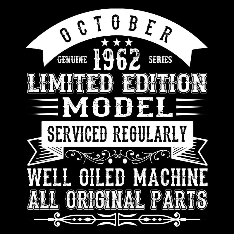 October 1962 - 60th birthday gift. Legend.