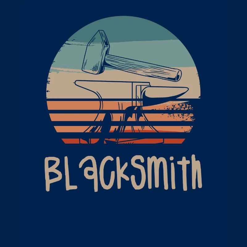 Retro Vintage Classic Blacksmith Blacksmithing