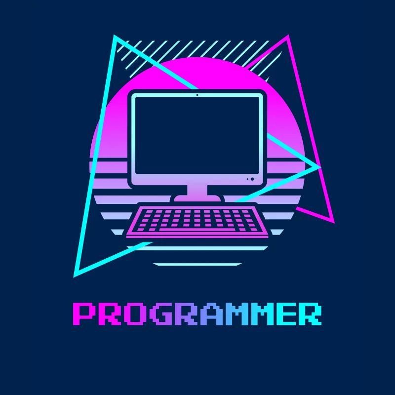 Programmeur rétro Programmation Informatique