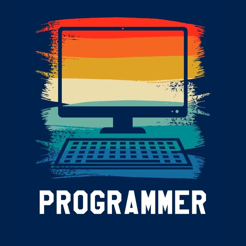 Rétro Vintage Programmeur Programmation Informatique