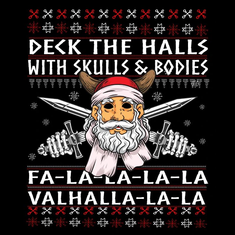 Fun Wikinger hässlicher Weihnachtspullover