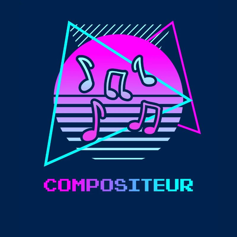 Retro Compositeur Composition Musicale