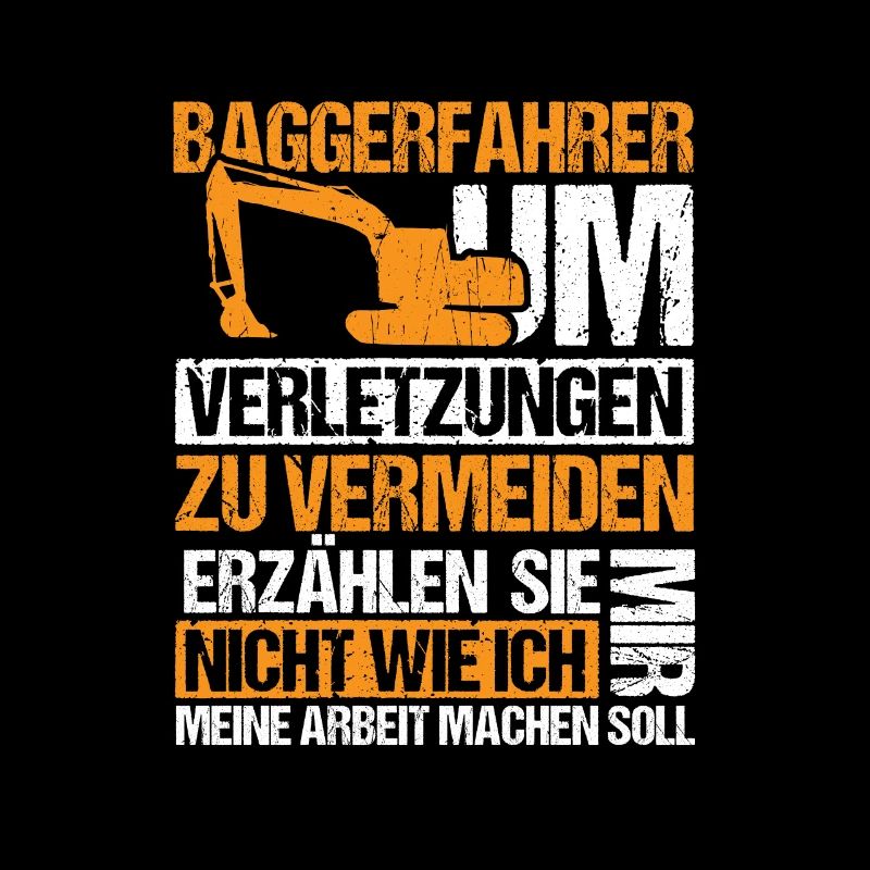 Bagger Baggerfahrer Baustelle
