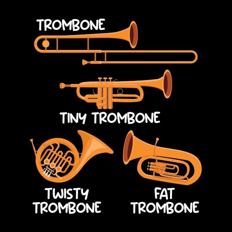 Petit Trombone Curvy Trombone Trombone Épais
