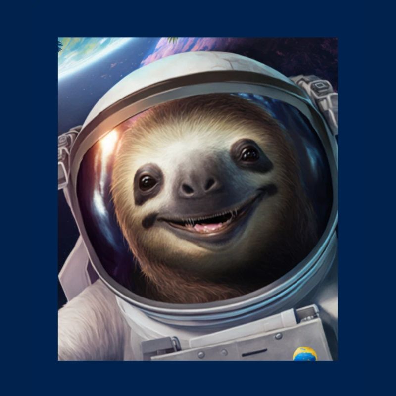 Sloth Astronaut Space Outer Space