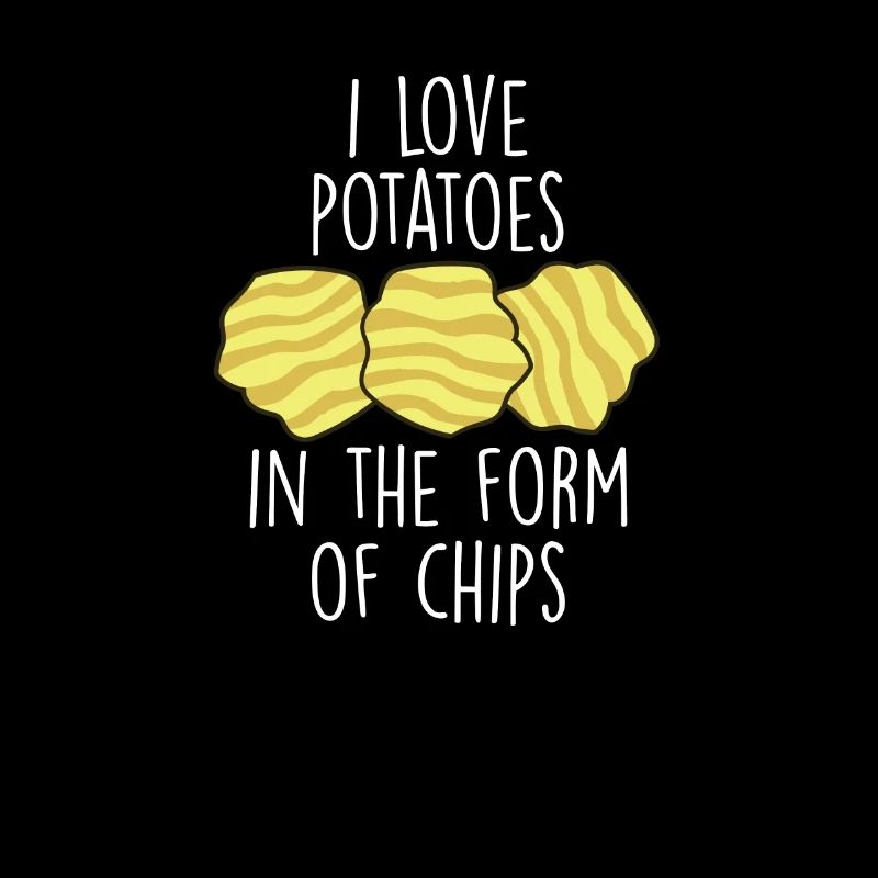 J’aime les pommes de terre sous forme de chips Chips Chips