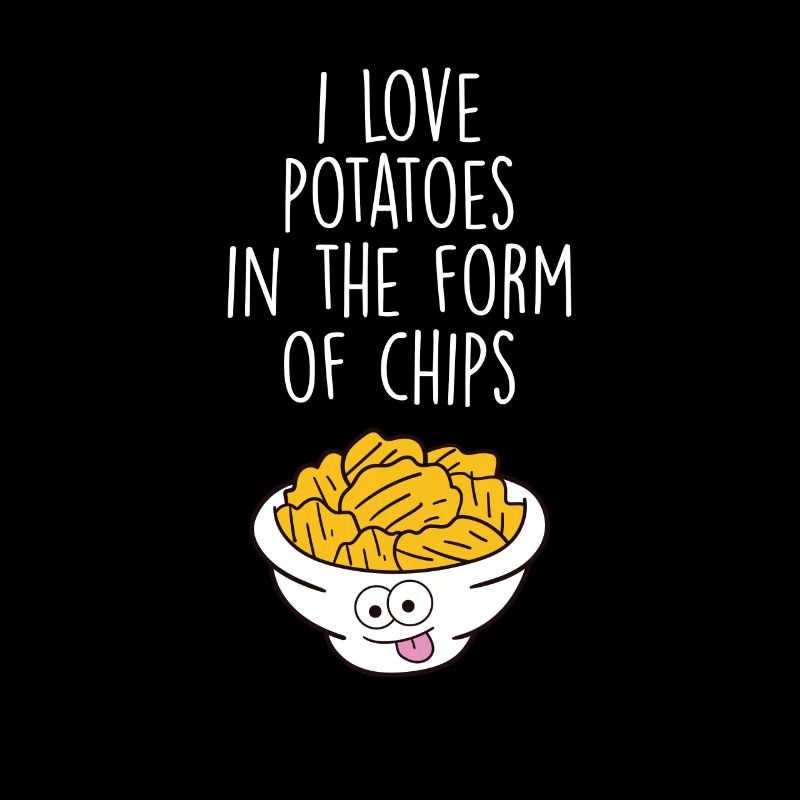 J’aime les pommes de terre sous forme de chips Chips Chips