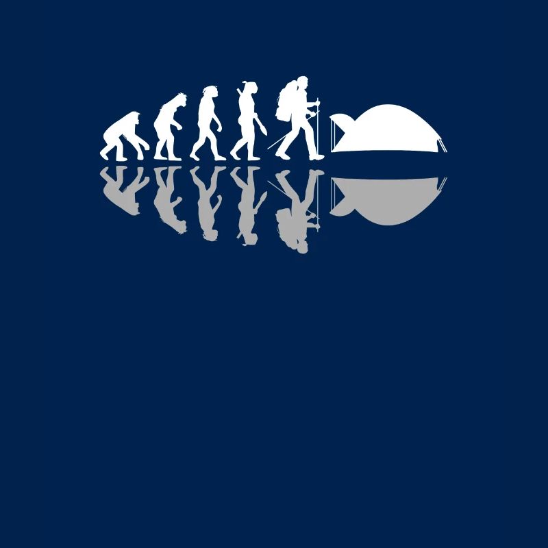 Human Evolution Drôle Camping Camper Aventure