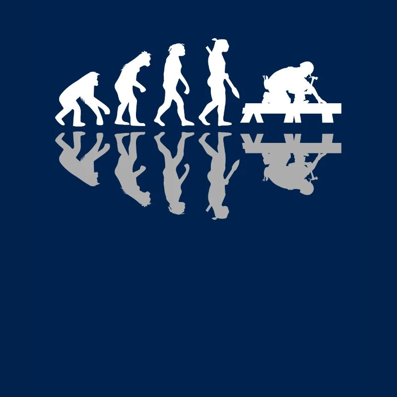 Human Evolution Carpenter Woodworkers Woodworking