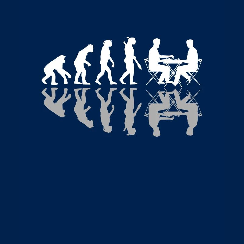 Human Evolution Chess Player Pieces Jeux de société