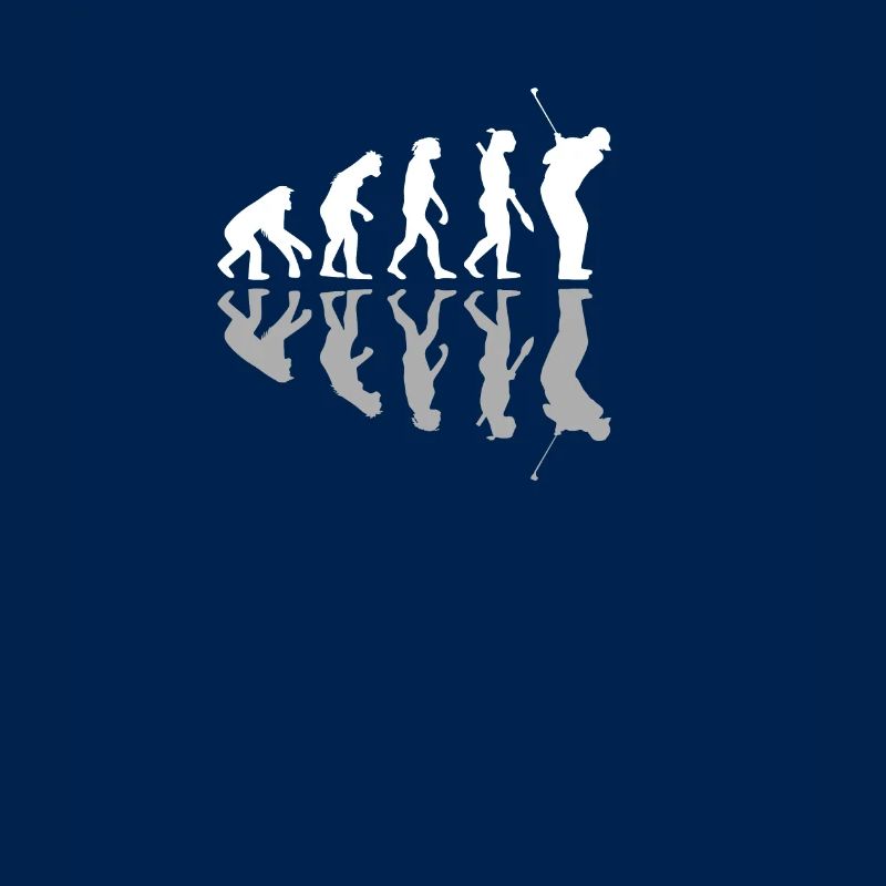 Golfing Human Evolution Golfer Humour Golf Playera