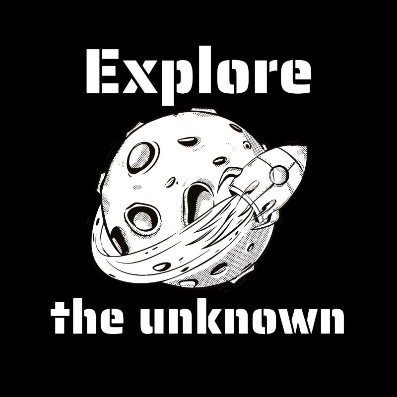 Explore The Unknown Retro Outer Space Designs