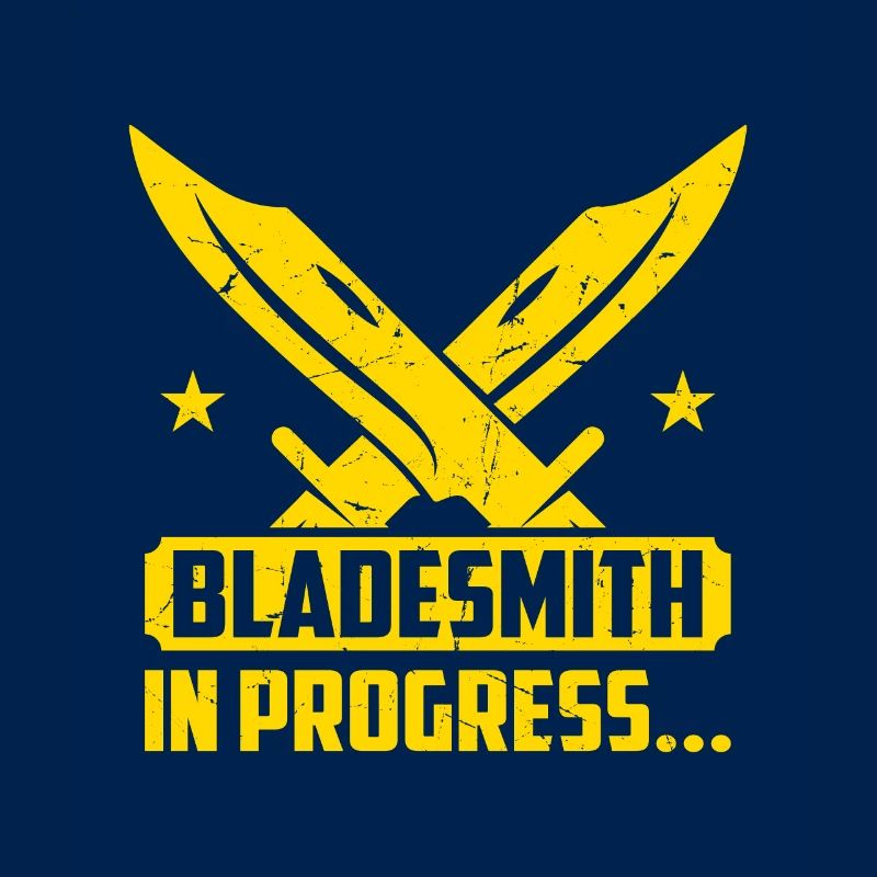 Bladesmith In Progress Knives Profession Toolmaker
