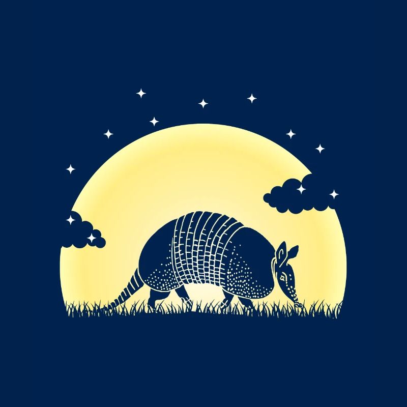 Armadillo, Armadillo, Landscape, Forest, Trees, Sun