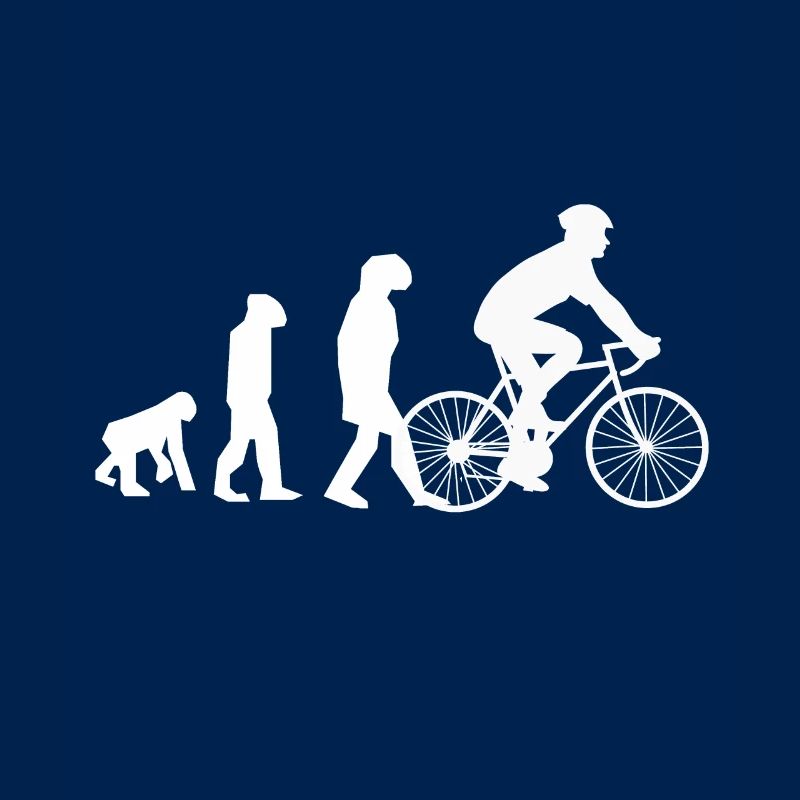 Fahrrad Biker Evolution Geschenkidee
