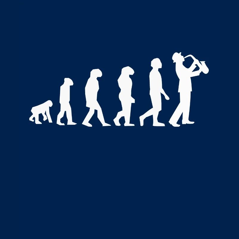 Evolution Saxophone saxophone jazz music gift