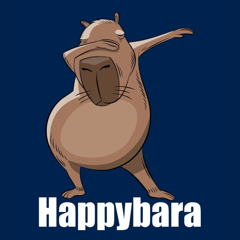 Capybara Dabbing Happybara Geschenk